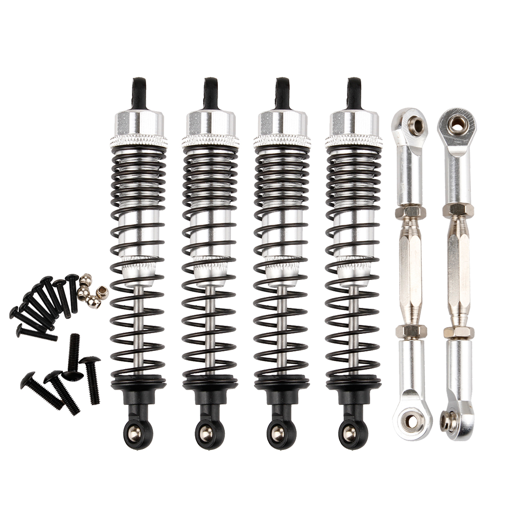 For HPI 1/10 RC Truck Front Rear Shocks Springs Oil Servo Link Set