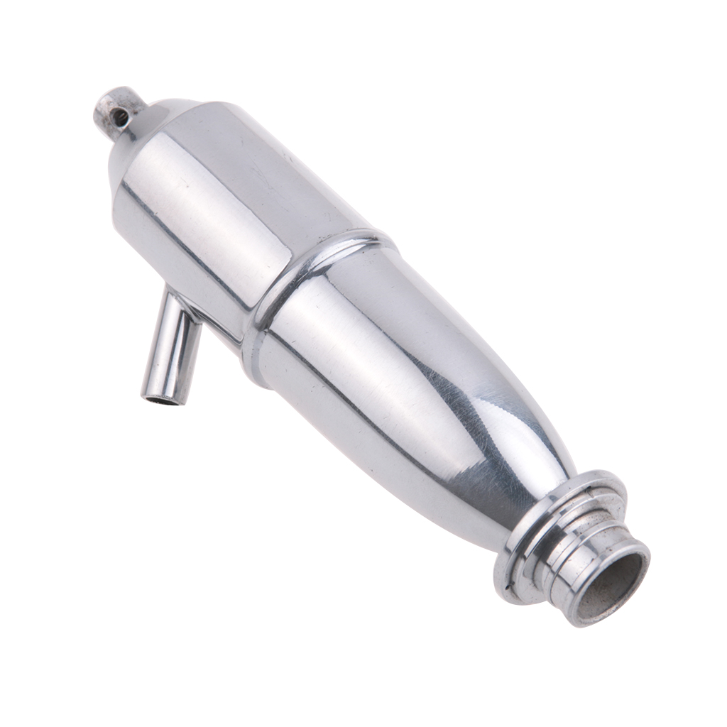 Silver Thicken Exhaust Pipe 110 Nitro Car Tubing BQ001(102009