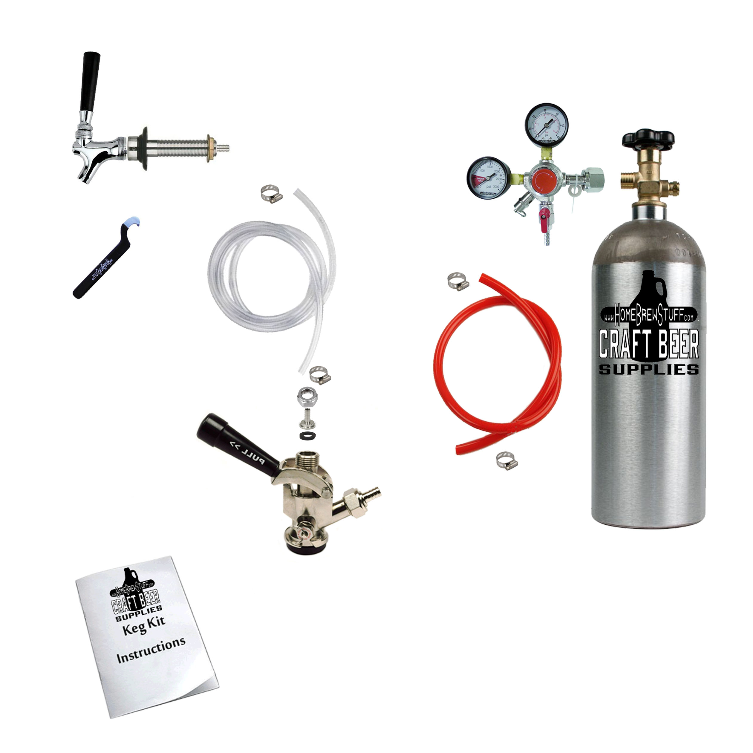 Door Mount Draft Beer Kegerator Conversion Kit Single Tap Sankey D