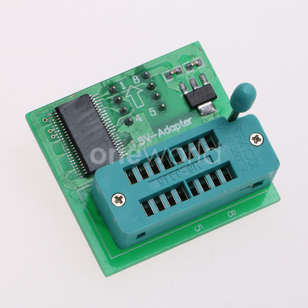 SPI Flash Memory Motherboard Adapter 1.8V DIP8 SOP8 W25 MX25 • CAD 9.