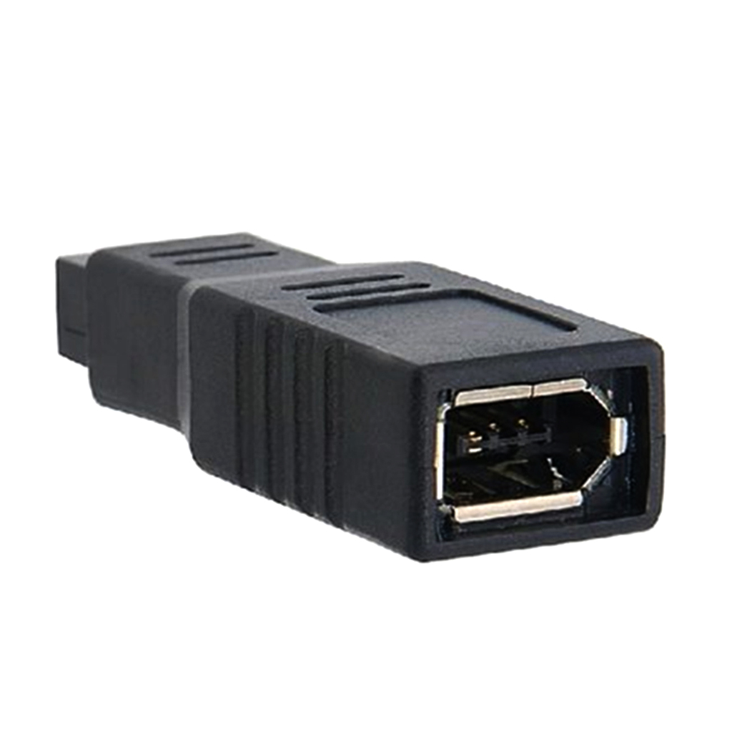 FireWire 400/800 6Pin Female Adapter Converter 9Pin Male IEEE1394a