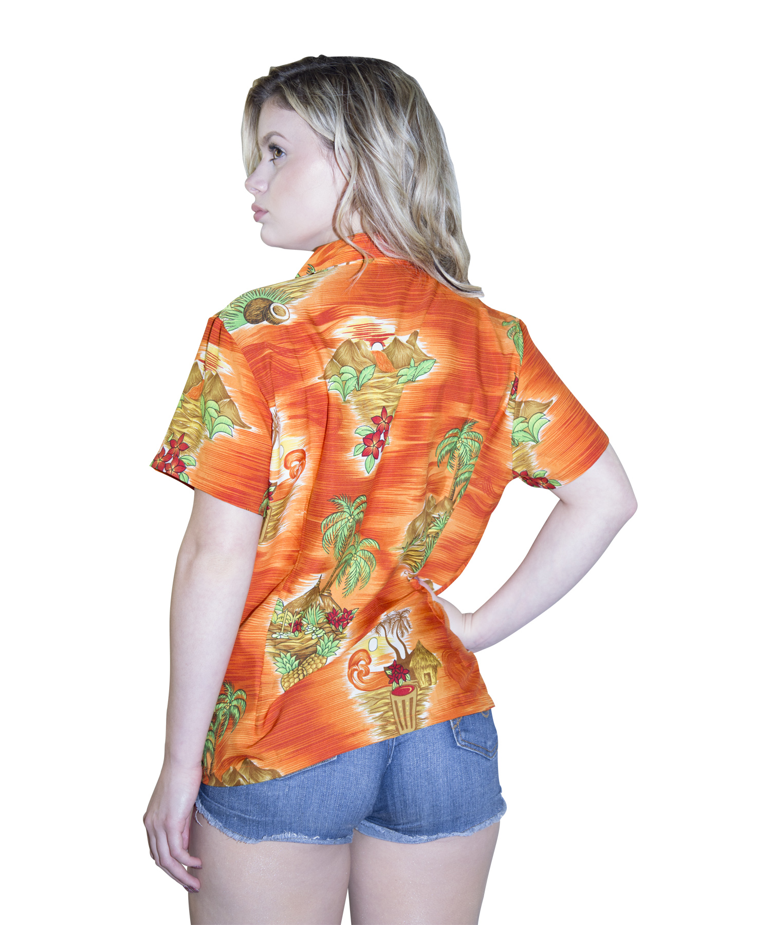 womens hawaiian blouse