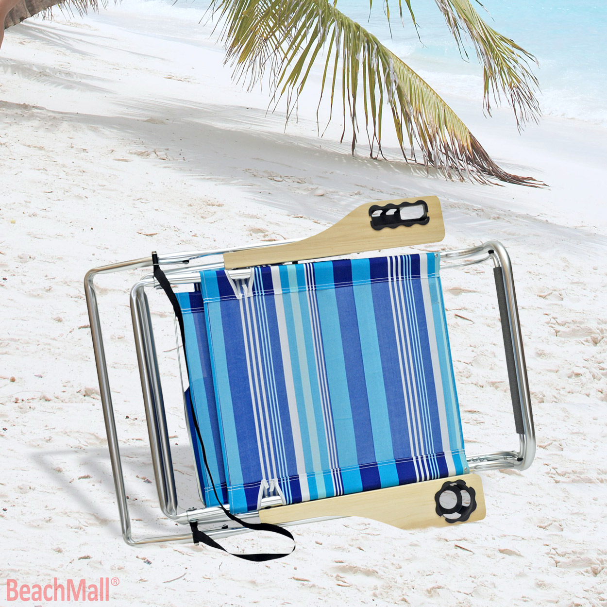 Deluxe 4 position Aluminum Beach Chair w/ Canopy & Storage Pouch eBay