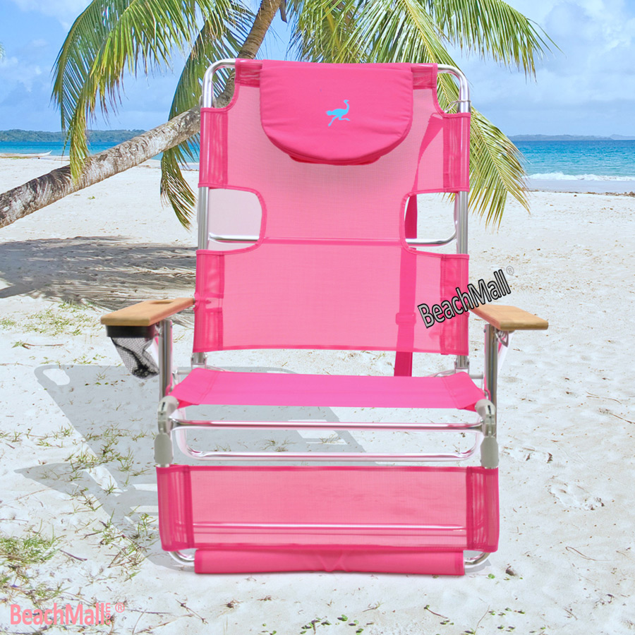 Ostrich 3 N 1 Beach Chair / Lounger / Chaise with Side Tray eBay