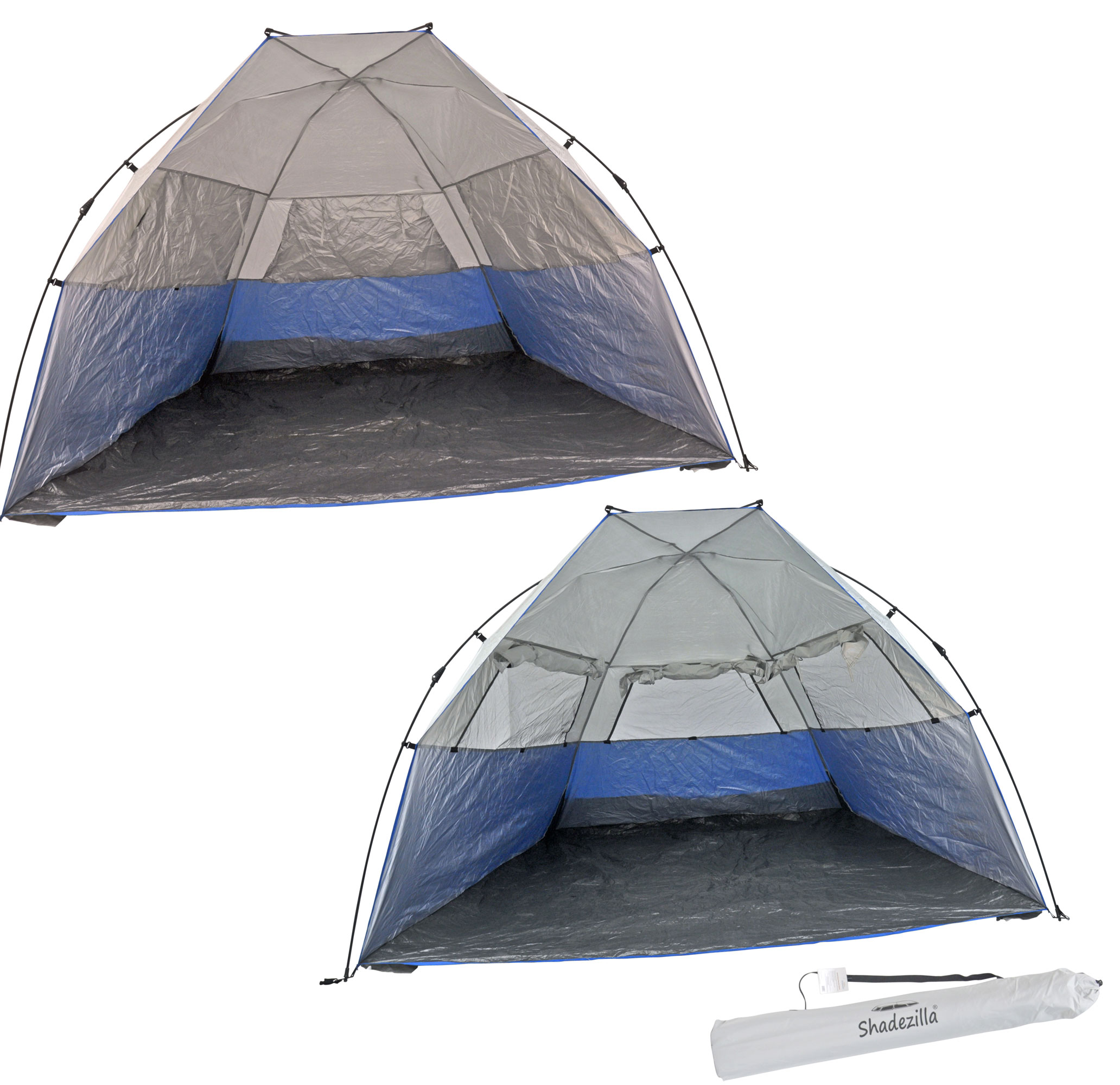 Deluxe Instant PopUp Beach Tent / Shelter / Cabana UPF 100+ with Side