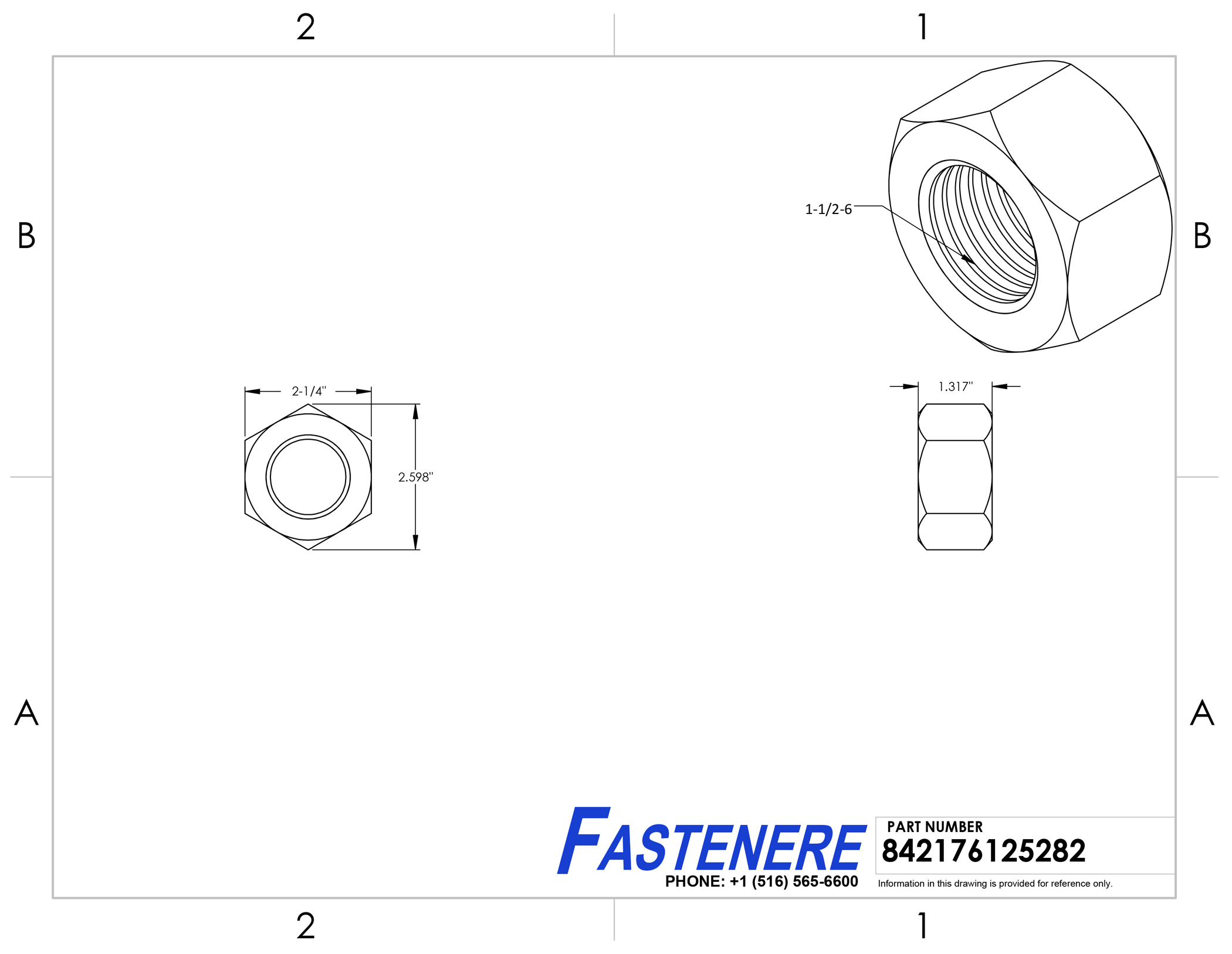 Hex Nuts Stainless Steel 188, Full Finished, All Sizes and Dimensions
