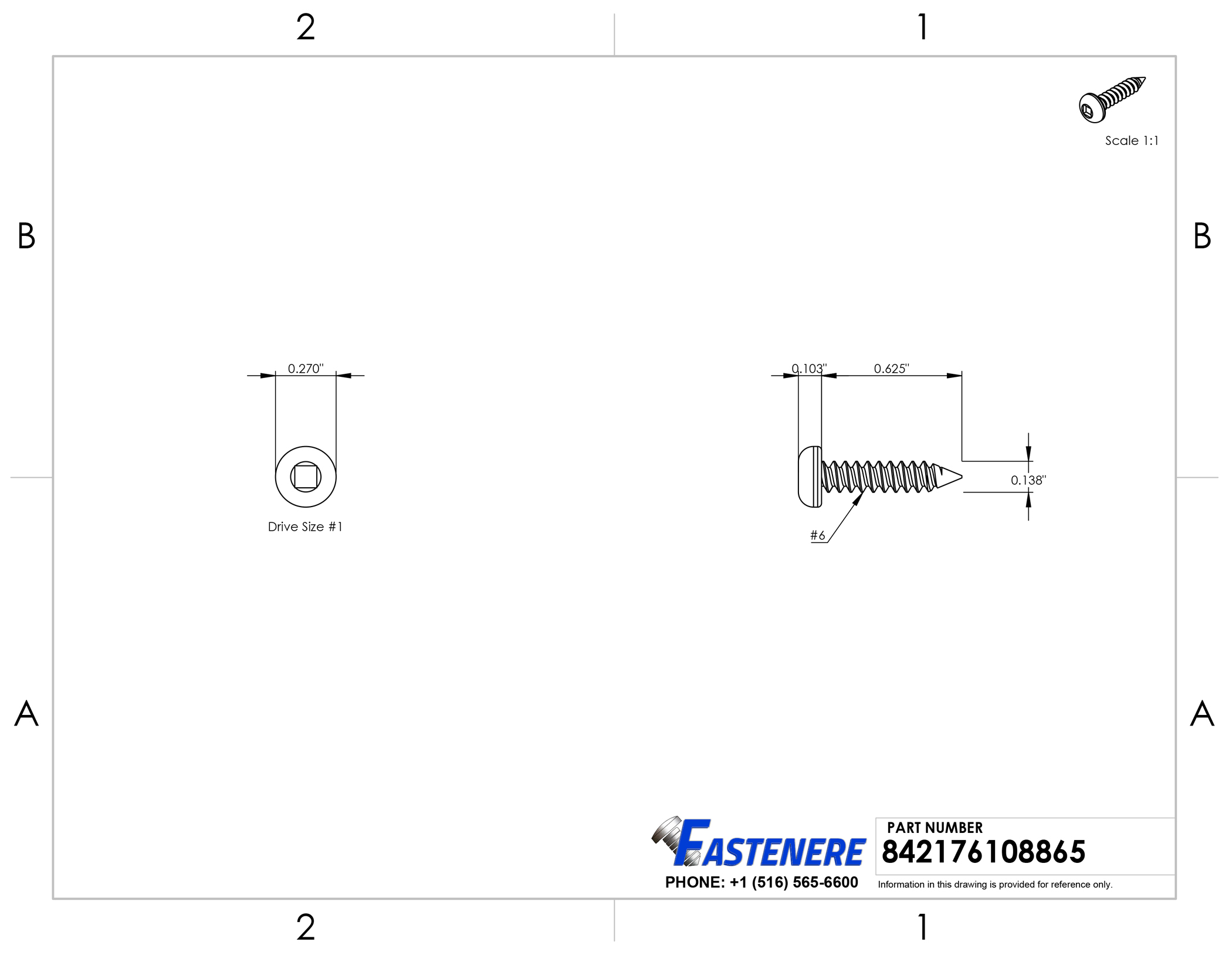 #6 Square Drive Pan Head Sheet Metal Screws Self Tap Stainless Steel All Lengths