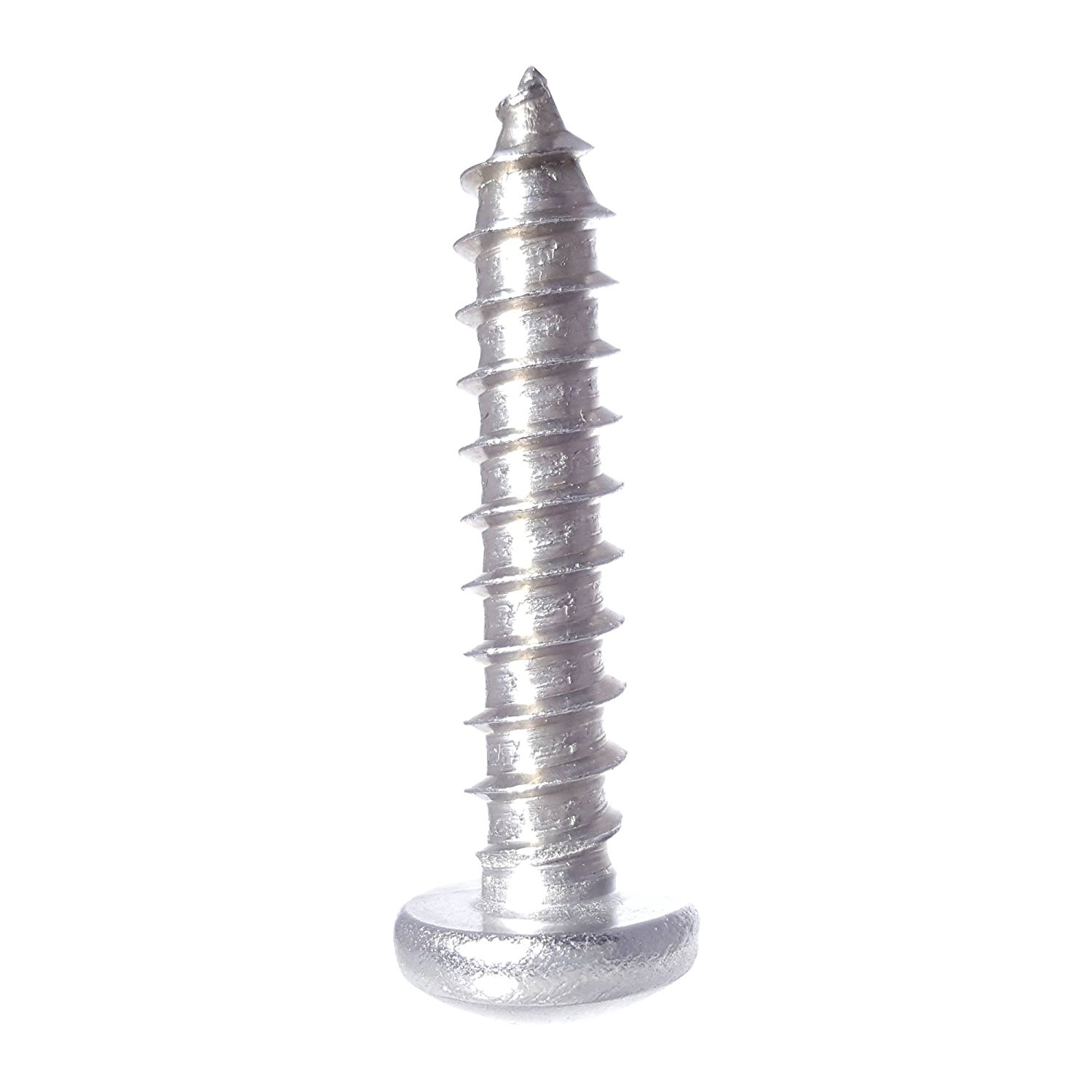 10 Square Drive Pan Head Sheet Metal Screw Self Tap Stainless Steel