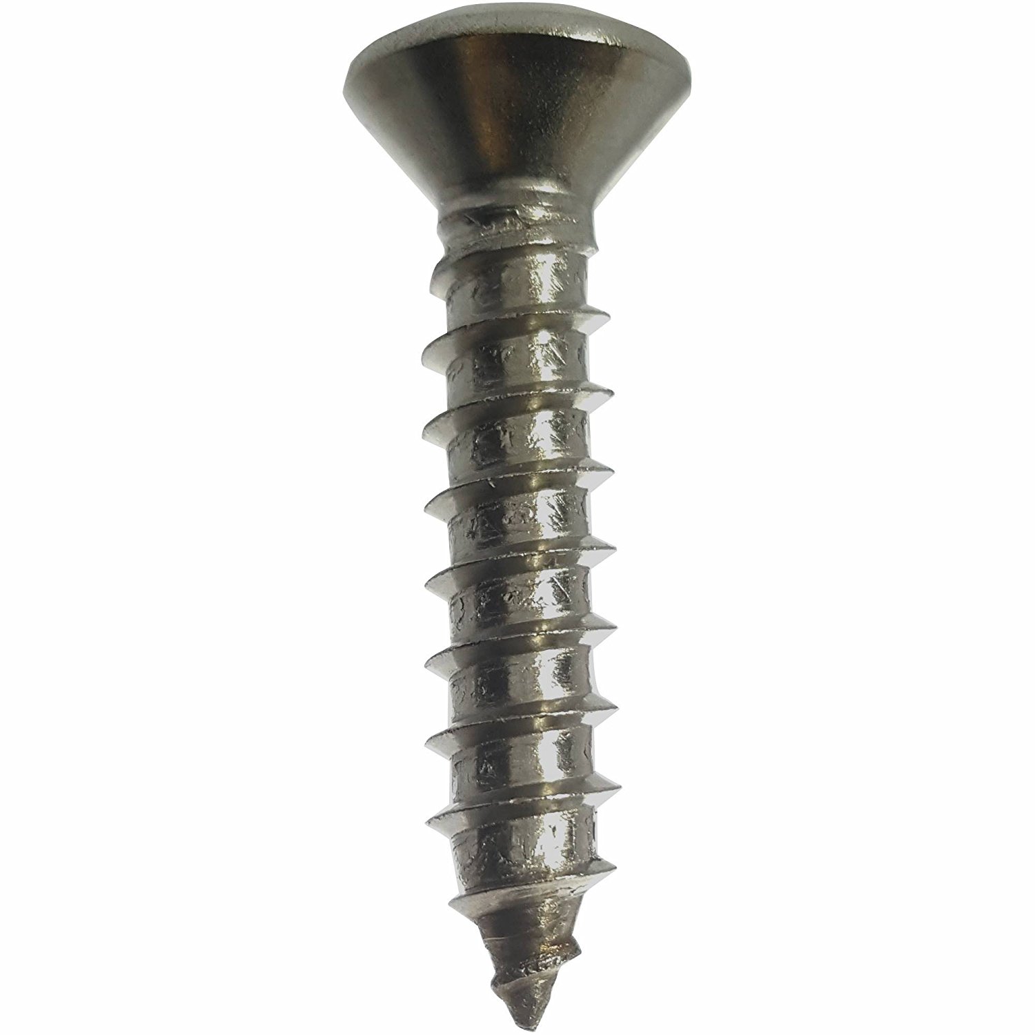 6 x 11/4" Self Tapping Sheet Metal Screws Oval Head Stainless Steel