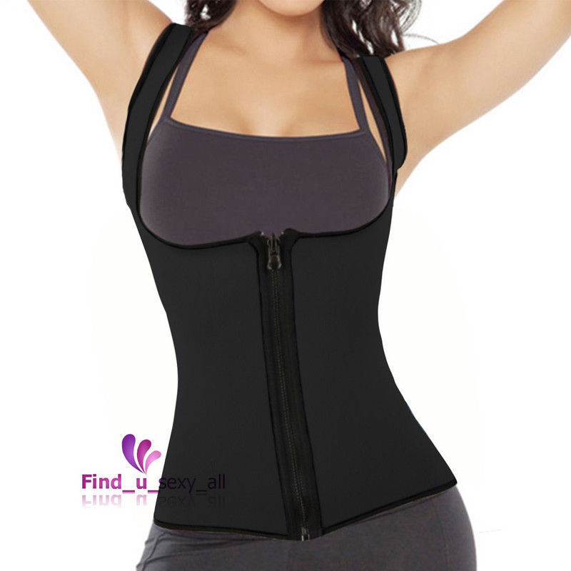 Shaper Corset Bodysuit Tummy Control Waist Cincher Vest Workout