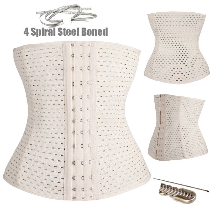 UK Waist Trainer Women Body Shaper Tummy Control Girdle Slim Belt Sport