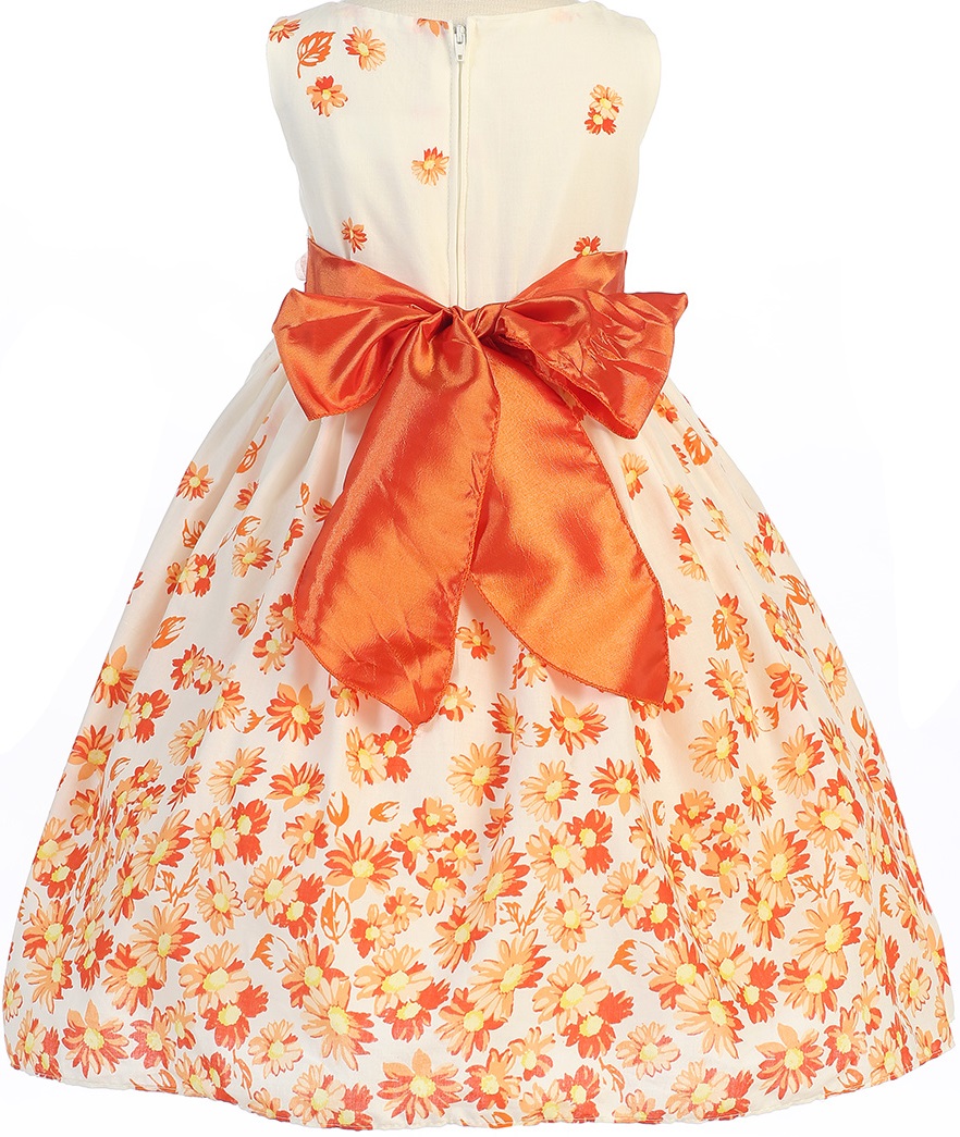 Summer Princess Daisy Floral Print Little Girl Flower Girls Dresses eBay