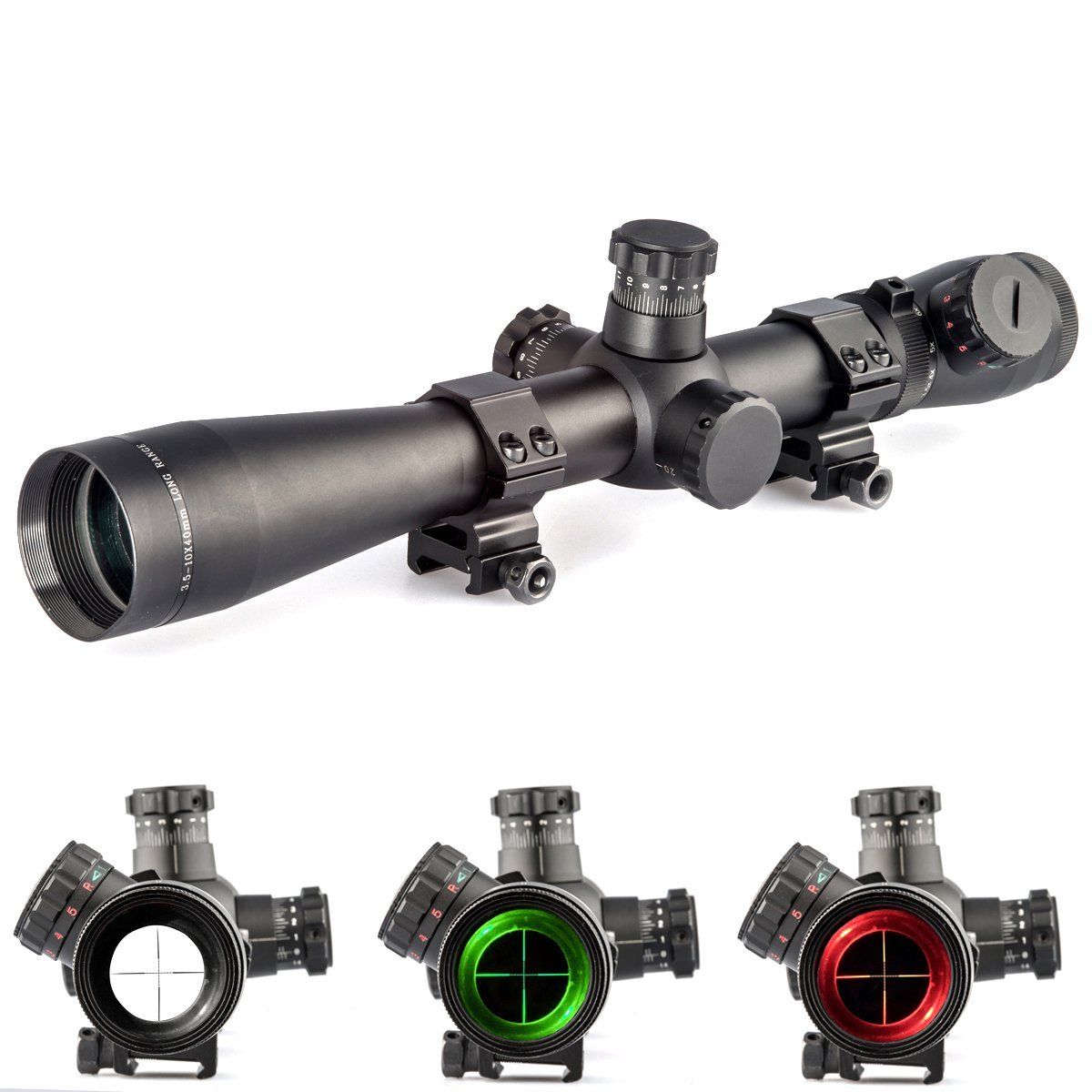 Tactical M1 3.510x40 R&G Illuminated Mildot Optics Long Range Rifle