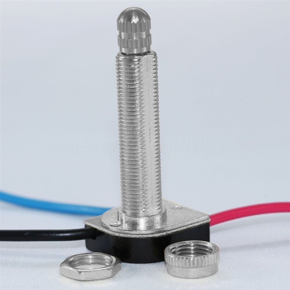 Zing Ear ZE116M 3Way Rotary Switch Light Lamp 6 A Nickel