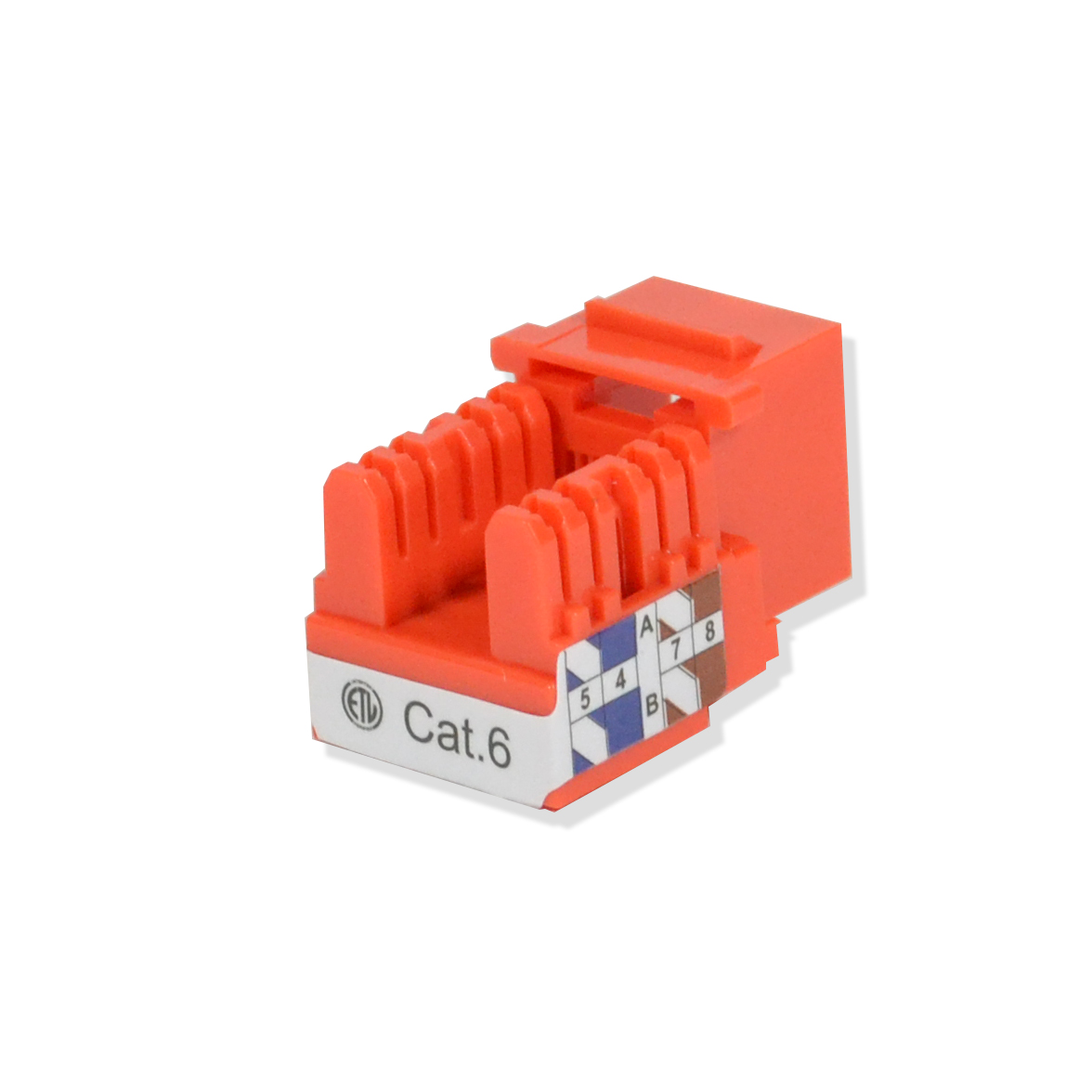 Cat6 Keystone Jack 110 Punch Down Network Ethernet Rj45
