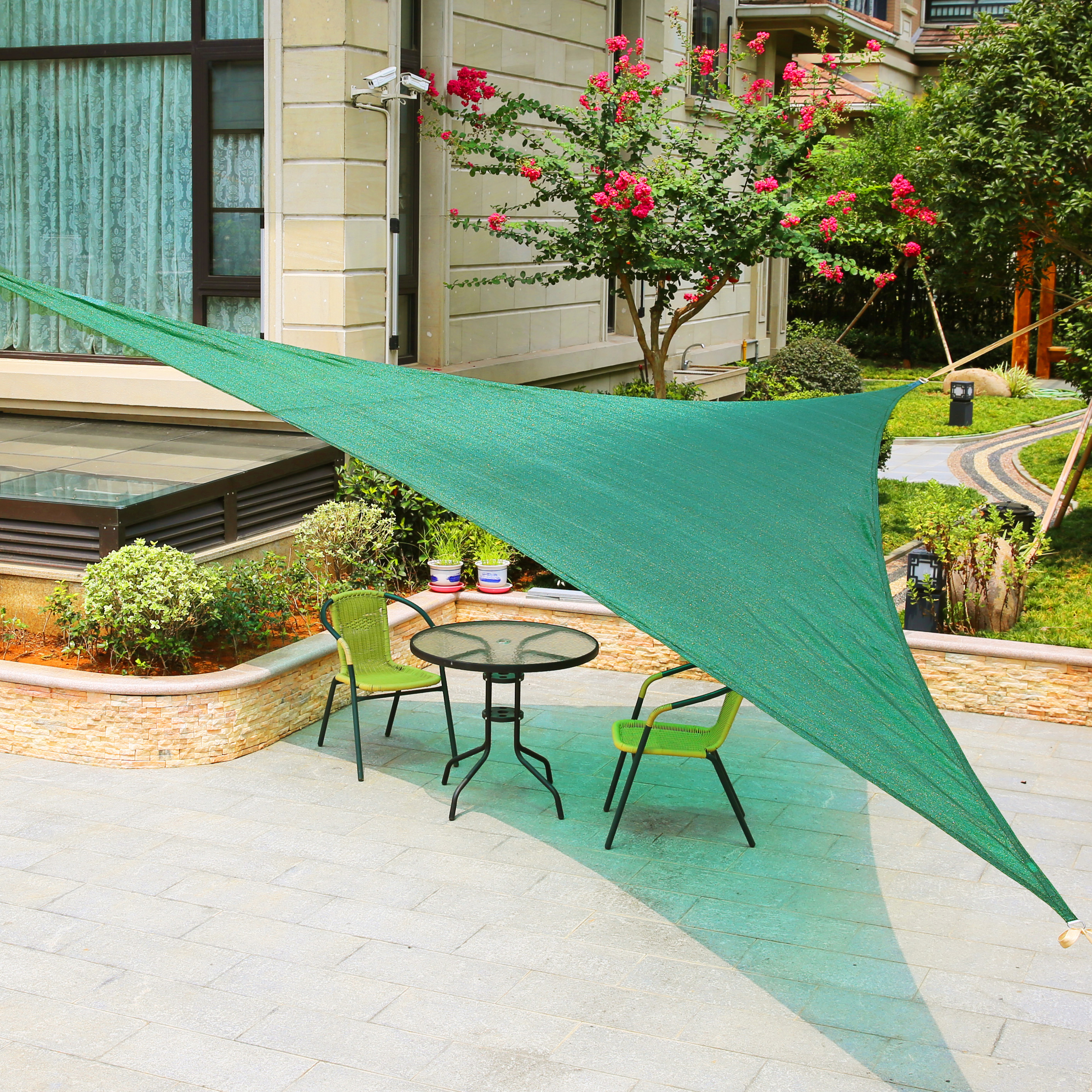 LyShade 16'5" Right Triangle Sun Shade Sail Canopy UV Block Patio