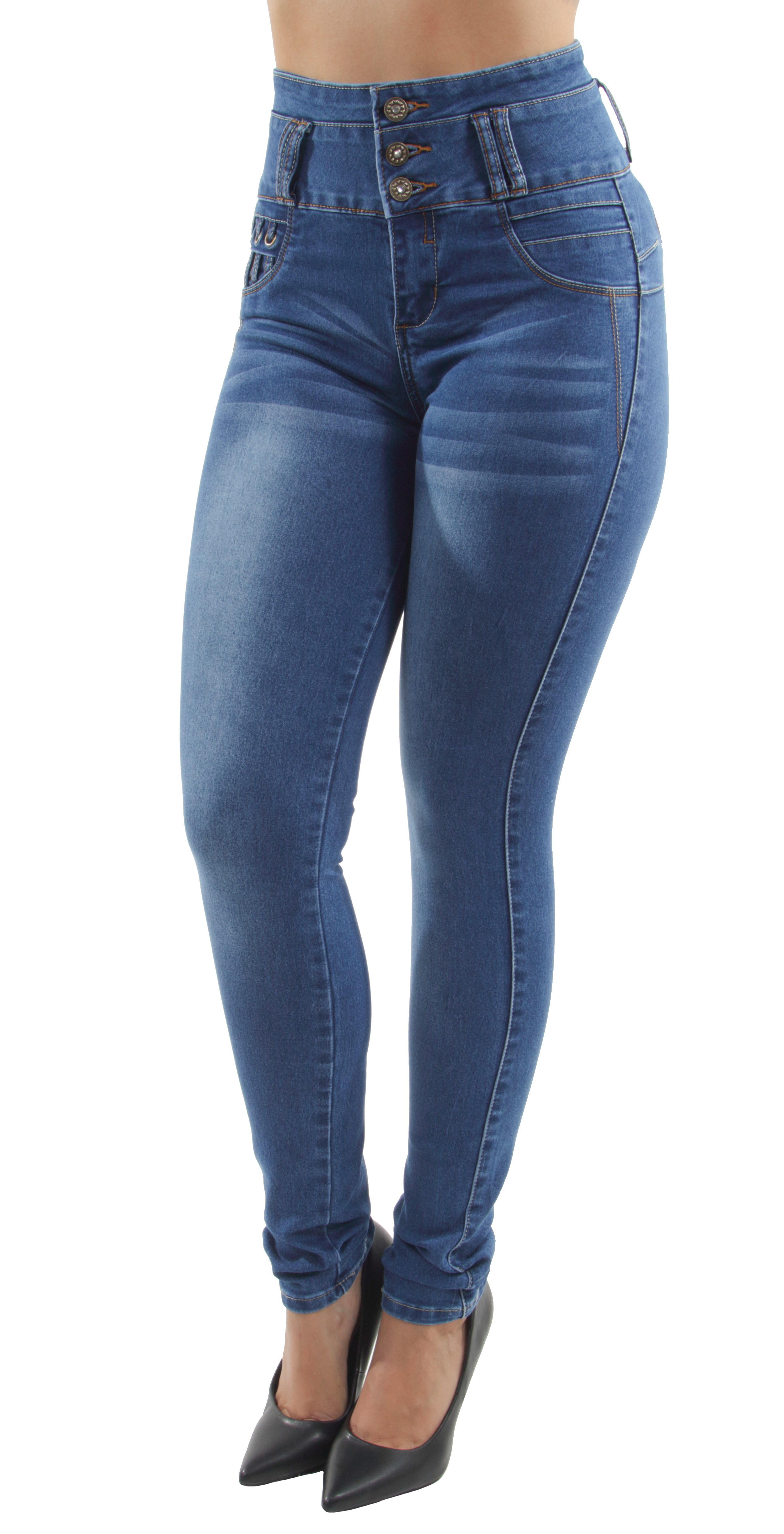 High Waist Push Up Butt Lift Colombian Design Skinny Jeans