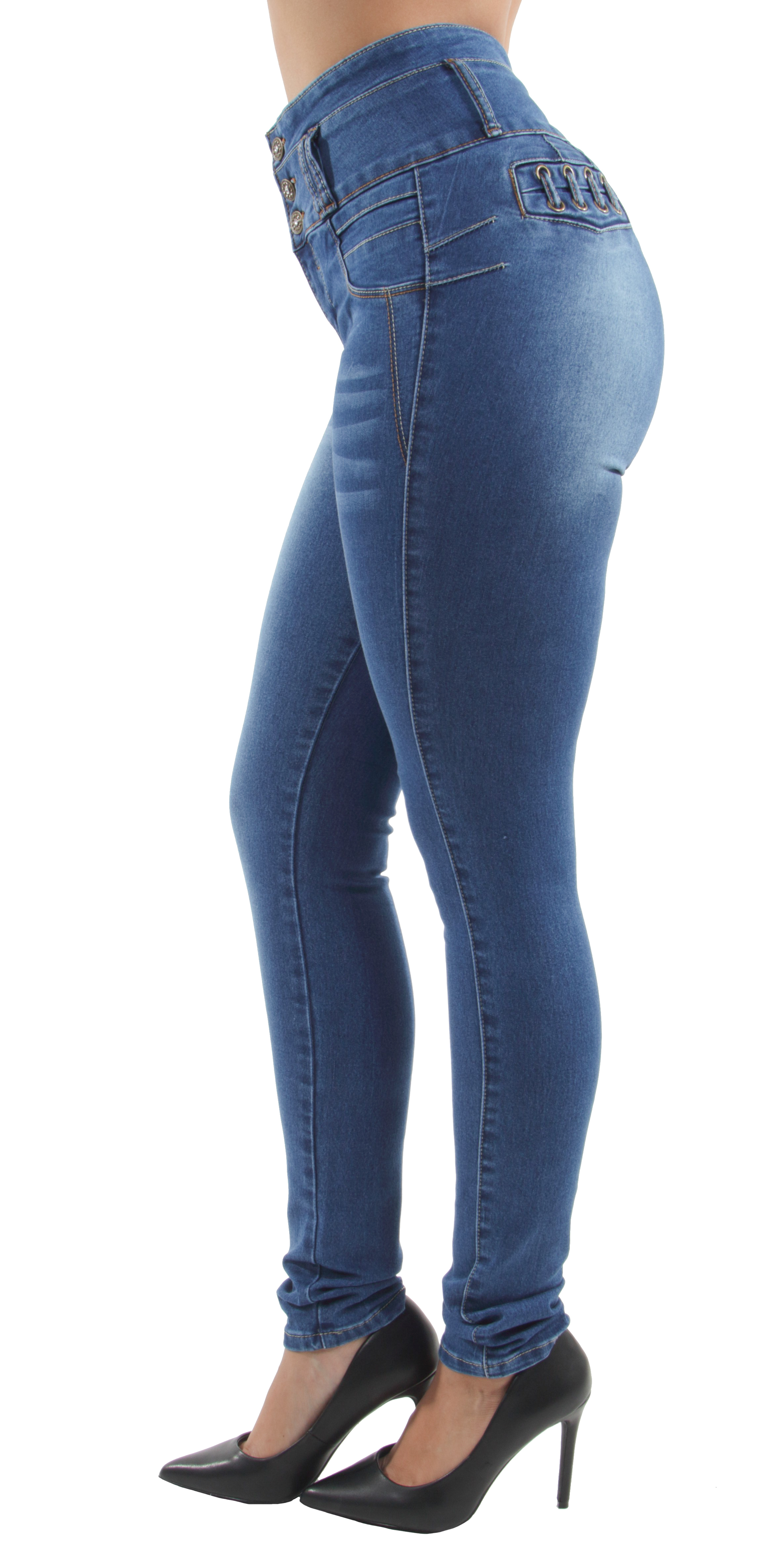 High Waist Push Up Butt Lift Colombian Design Skinny Jeans