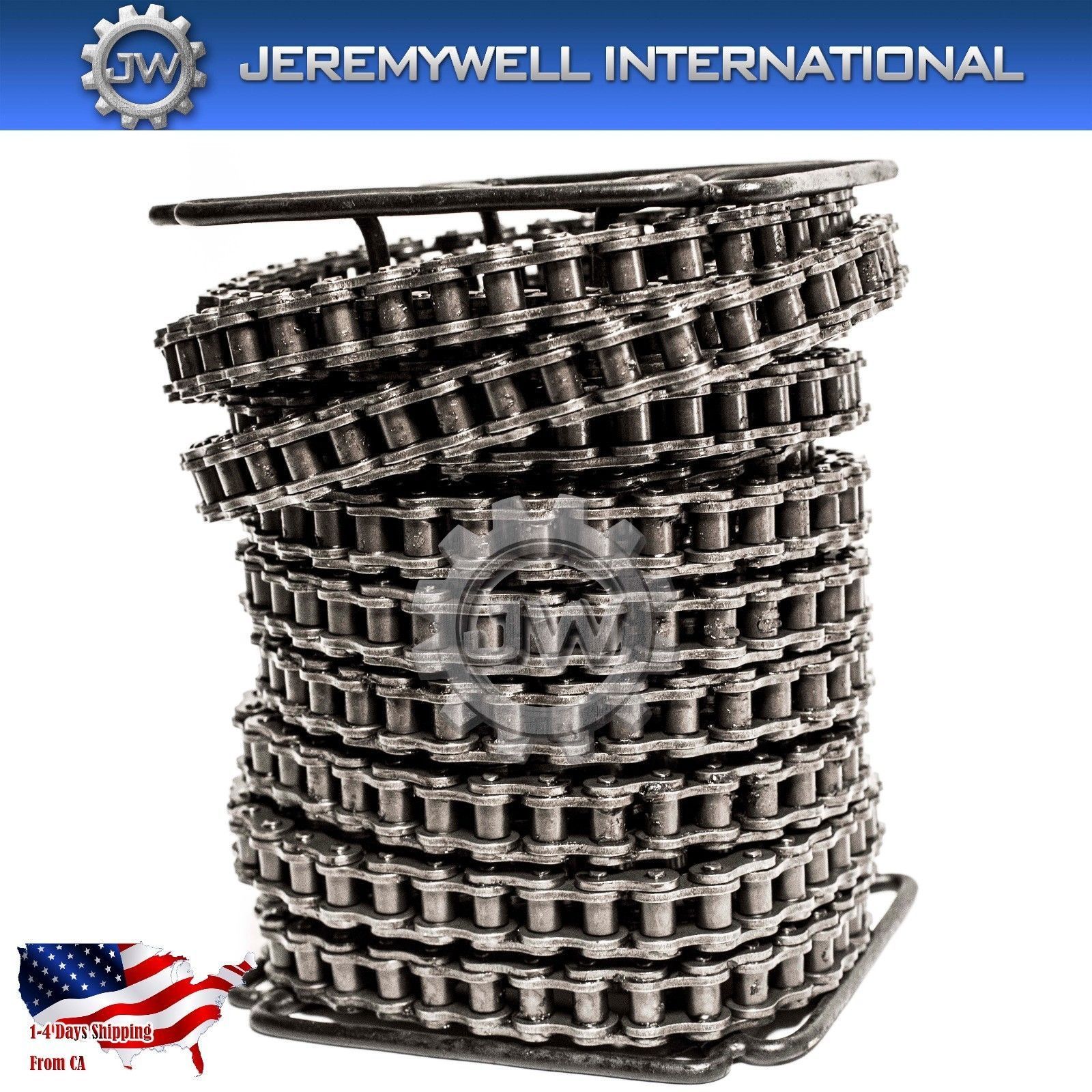 60H Heavy Duty Roller Chain 50 Feet with 5 Connecting Links eBay
