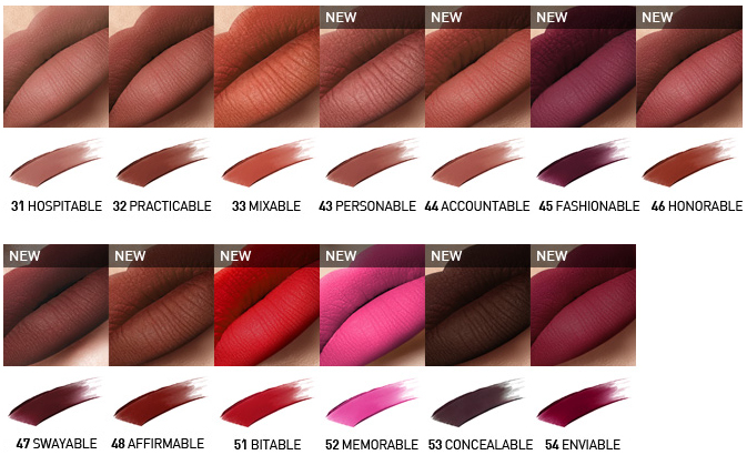 Pure Lust Extreme Matte Tint Velvet Shades