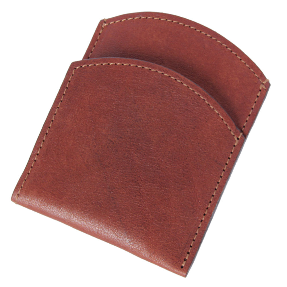 Mens Leather Front Pocket Wallet Slim Two Pockets USA Made eBay