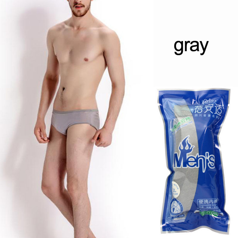 Women's Man Unisex Cotton Disposable Regular Panties Underwear Briefs