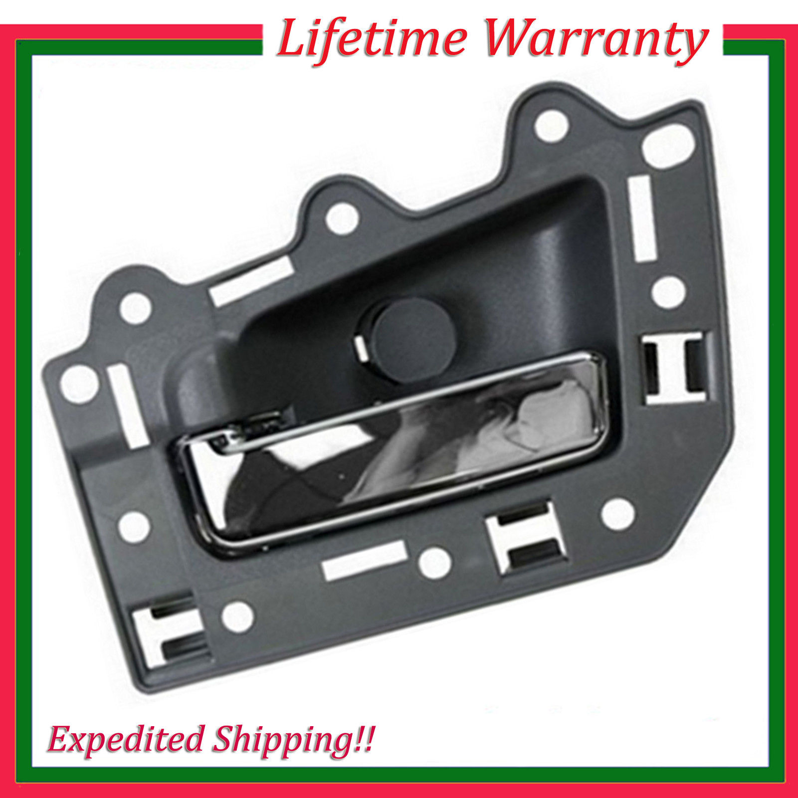 For 05-11 Jeep Grand Cherokee BJ0007 Rear Left Inside Door Handle Gray /& chrome