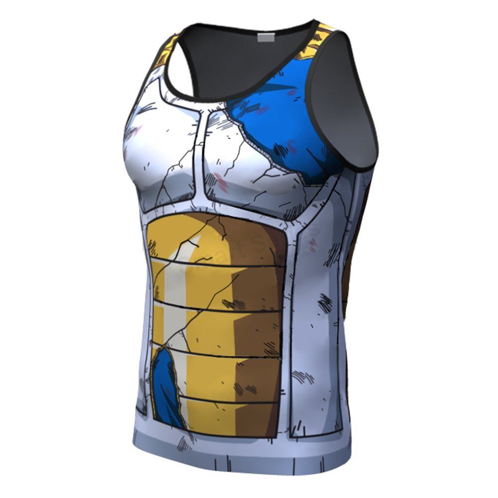 Men Lady Dragon Ball Z Vegeta Tank Top Sleeveless Sport Cosplay Vest