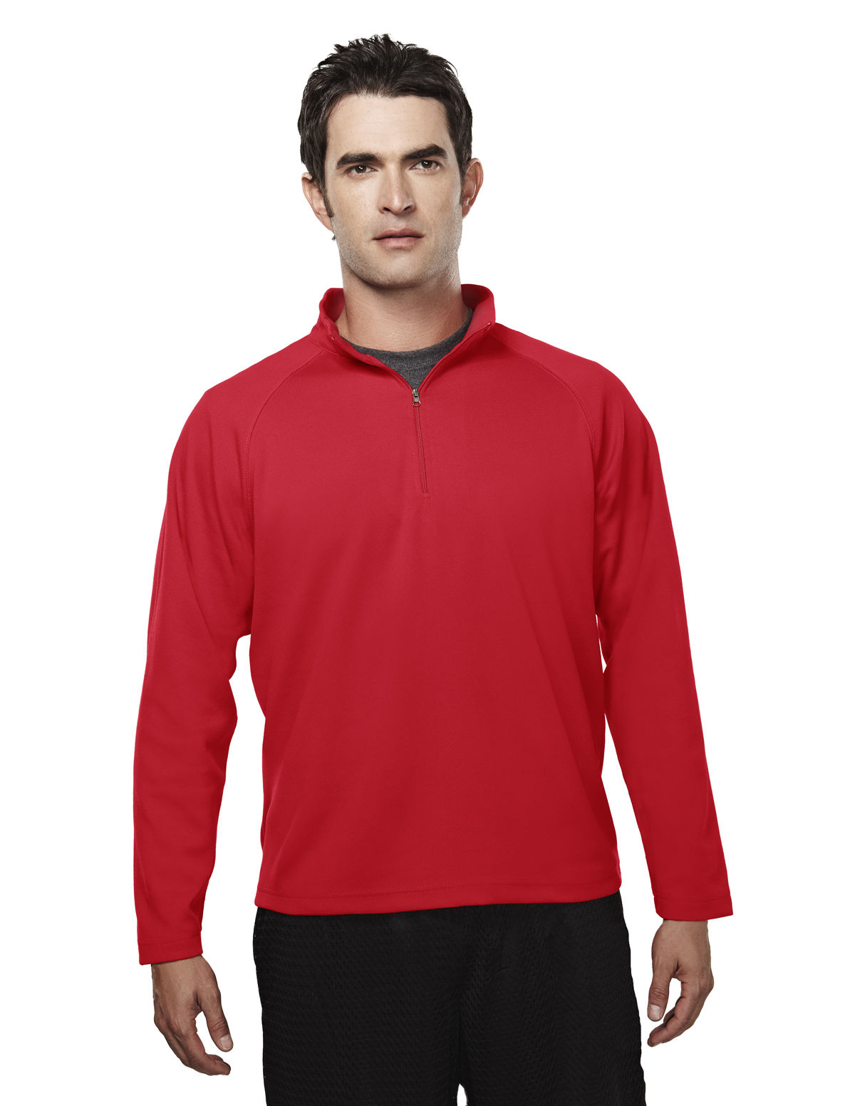 Tri-Mountain Men/'s Big And Tall 1//4 Zipper UltraCool Pullover Shirt 655-Tall