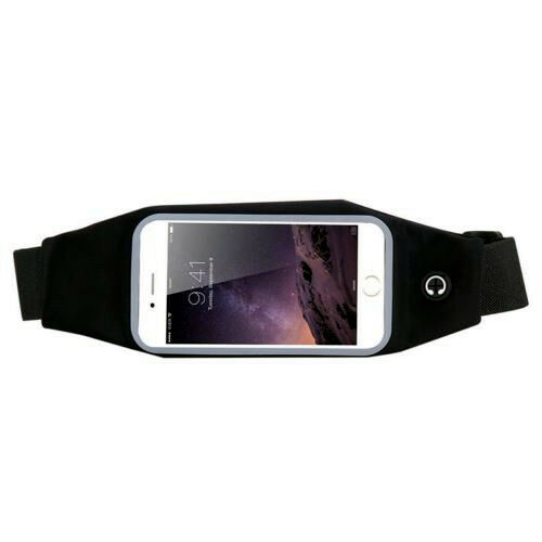 4.7/'/' or 5.5/'/' Phone Gym Running Jogging Sports Zipper Belt Soft Waist Bag Cover
