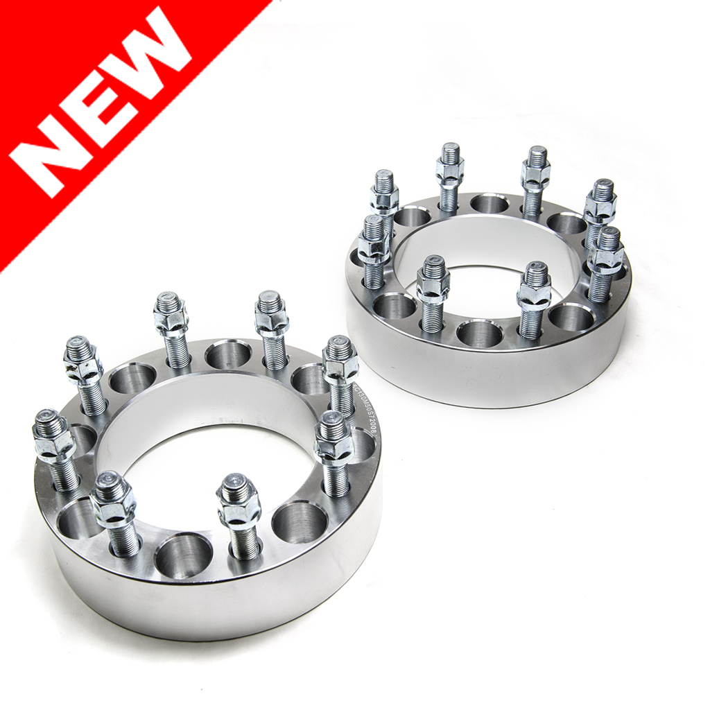 2pc Custom Wheel Spacers Adapters 8X6.5 TO 8X6.5 14X1.5 2" Inch 50mm eBay