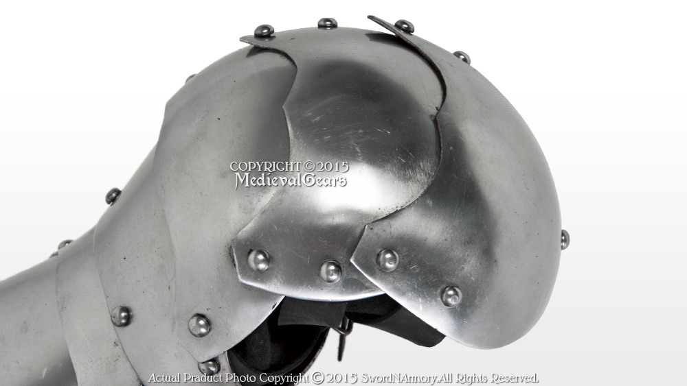 Medieval Functional Armor Battle Clamshell Mitten Gauntlets Glove SCA