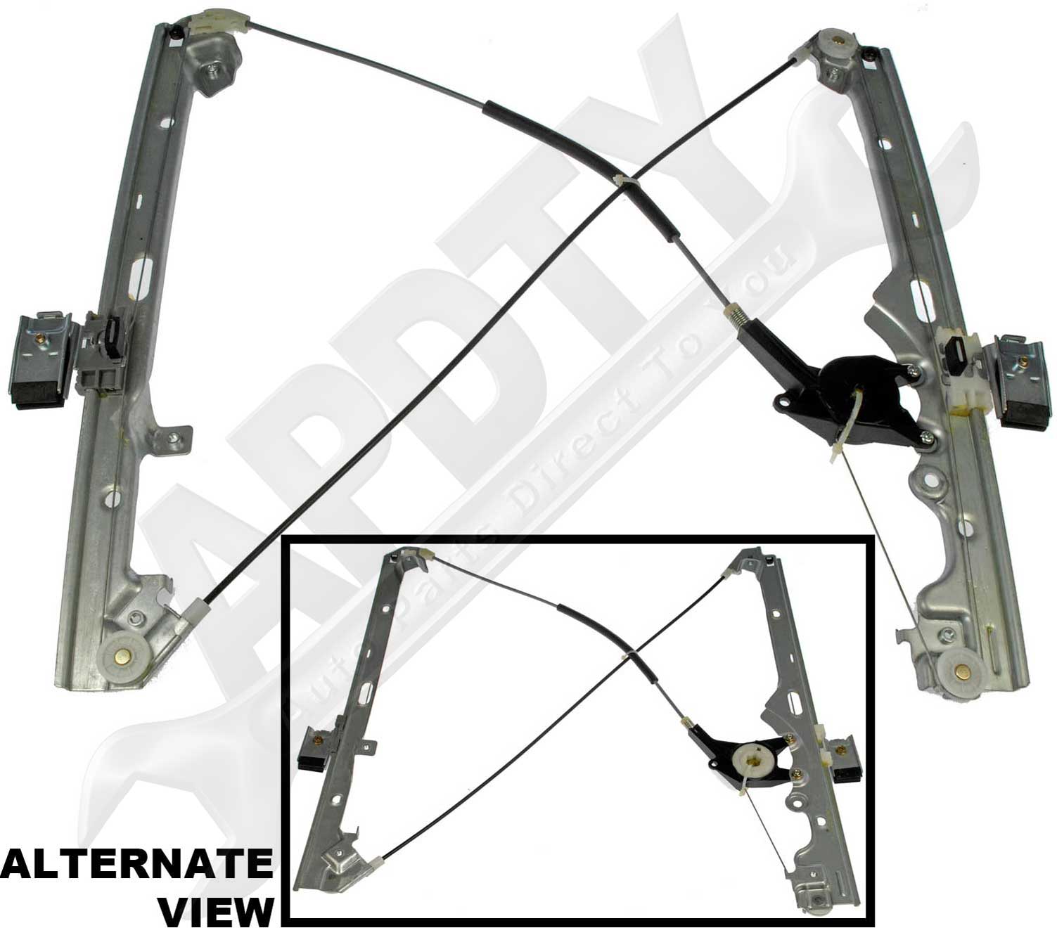 APDTY 851755 Power Window Cable Regulator Without Motor (Front Left) eBay