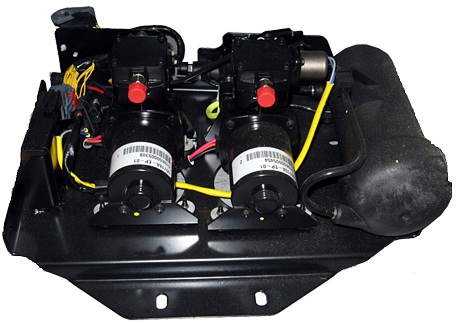Hummer H@ air suspension compressor dryer valve body control module assembly