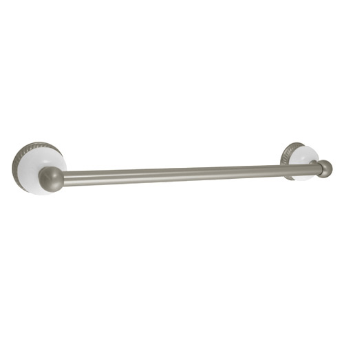 Delta 69430-SN 30" Bathroom Towel Bar Accessory Satin Nickel Porcelain Rope Design Base