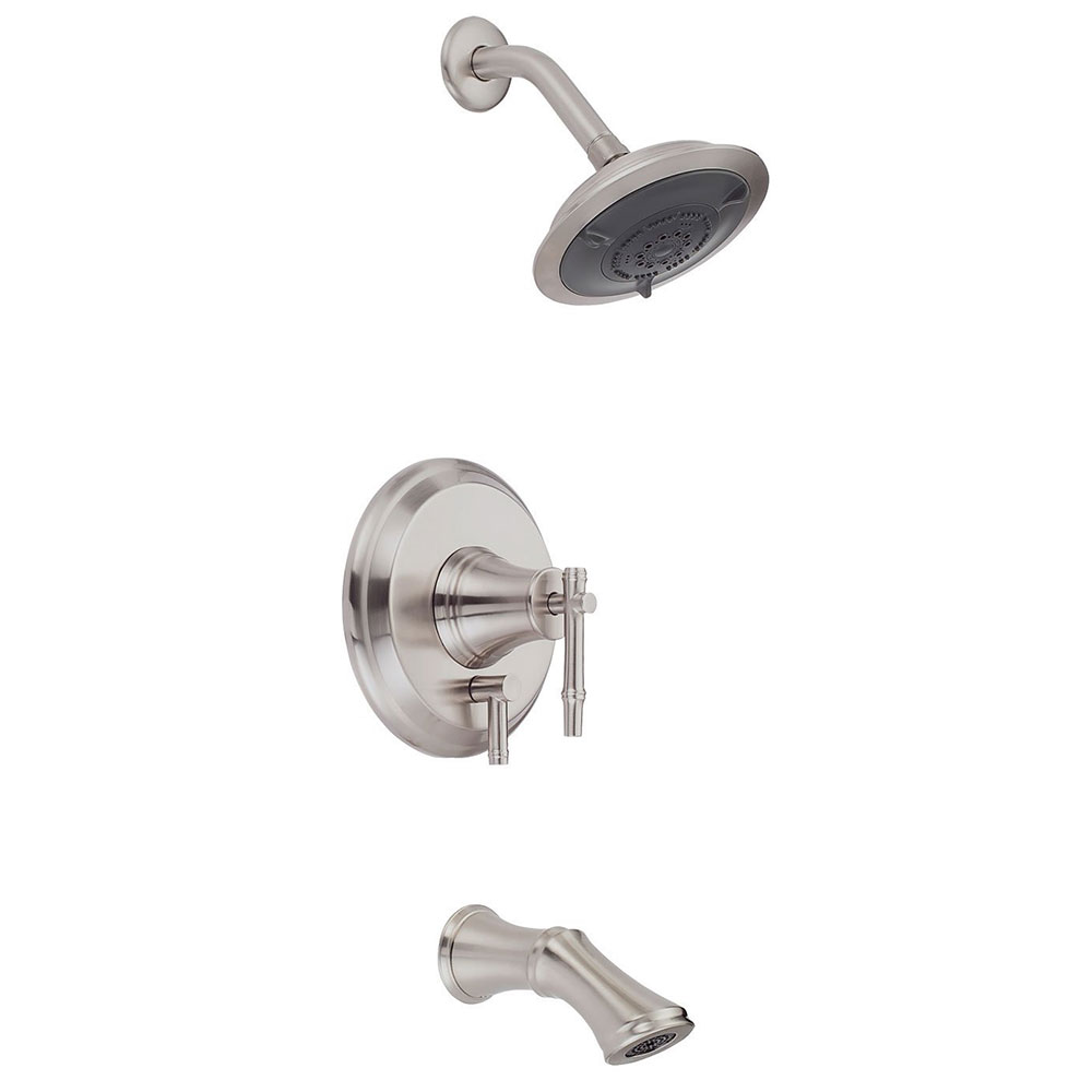 Danze D500045BNT Tub Shower Faucet Trim Kit Showerhead Brushed Nickel