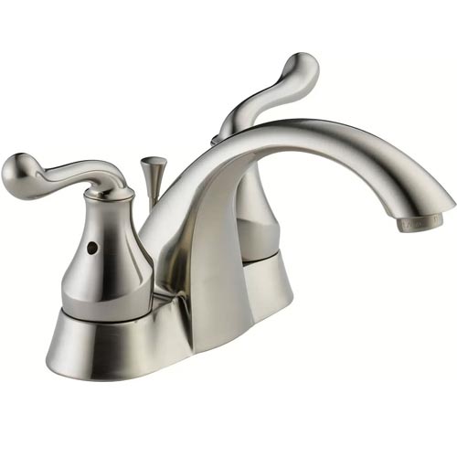 Delta 25260LF-SS Talbott Two Handle Centerset Bathroom Sink Faucet ...