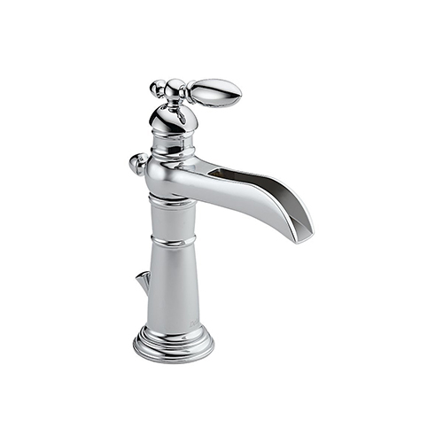 Delta Victorian 554 Single Handle Bathroom Sink Faucet Chrome