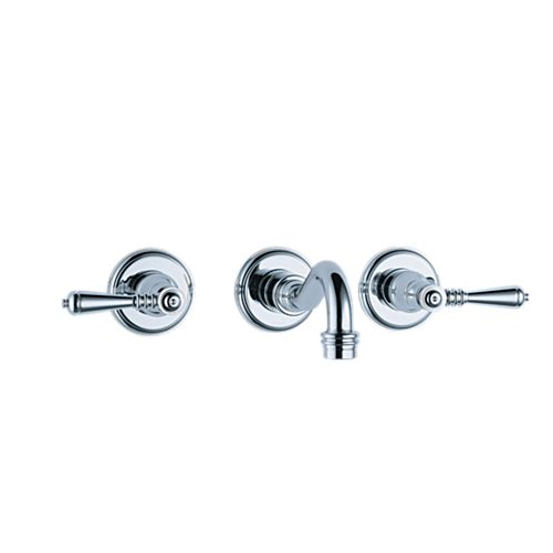 Brizo 6537708-PC Tresa Wall Mount Widespread Bathroom Sink Faucet