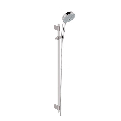 Grohe Rustic Hand Shower Set w/ Wall Bar and Hose Sterling Infinity