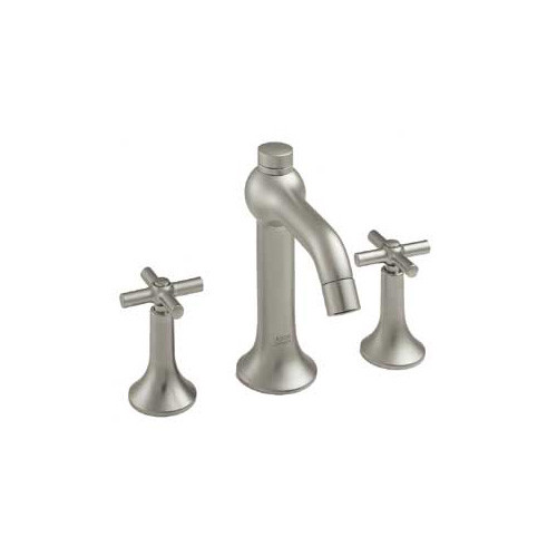 Hansgrohe 37133821 Axor Terrano Widespread Bathroom Sink Faucet Brushed Nickel