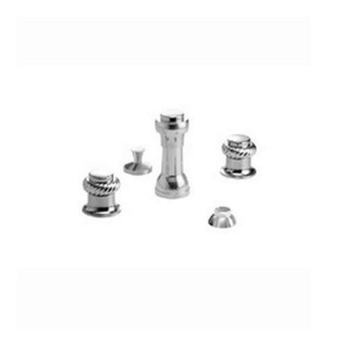 Jado 892/338/149 Rainbow Bidet Bath Faucet, Silver Nickel & Gold