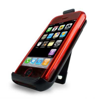 speck see-thru iphone case & holster red iph-red-see, fits 1st gen only