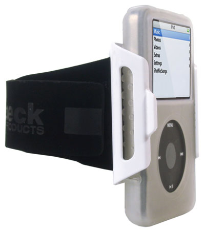 speck skintight ipod armband iv-arm w/ clear skin, fits 30 gig 5g video only (5th generation)