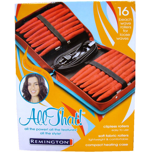 Remington All That 16 Clipless Beach Wave Hair Rollers H2032