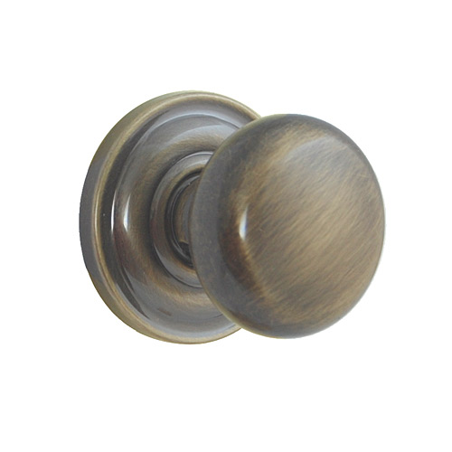 Baldwin 5405.050.IDM Classic Half Dummy Door Knob Satin Brass Black