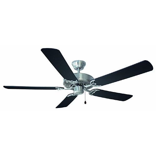 Design House Millbridge Satin Nickel Ceiling Fan, Black/Maple Reversible Blades - Housewares Home and Garden Design House Millbridge Satin Nickel Ceiling Fan, Black/Maple Reversible Blades - Housewares Home and Garden