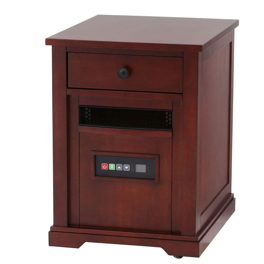 Duraflame 10HET6493C221 Marybury Infrared Quartz End Table Heater in Cherry eBay