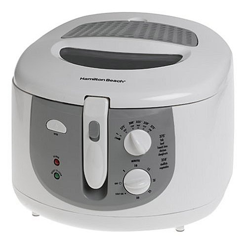 Hamilton Beach 35020 White Cool Touch Deep Fryer eBay