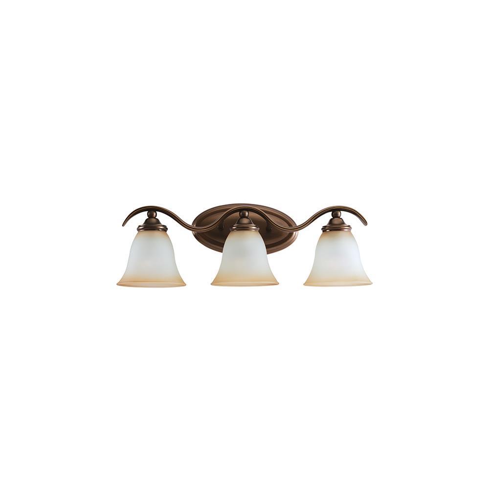 Sea Gull Lighting 44361-829 Rialto 3-Light Vanity Russet Bronze Finish eBay